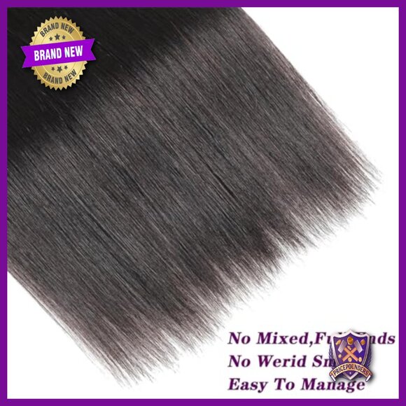 38 Inch Brazilian Straight Hair Extensions 100% Virgin Remy Human Hair main image 6